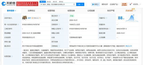 中國五礦集團等聯(lián)合在青海成立低空綠算科技公司，注冊資本1億元，聚焦數(shù)據(jù)處理服務(wù)